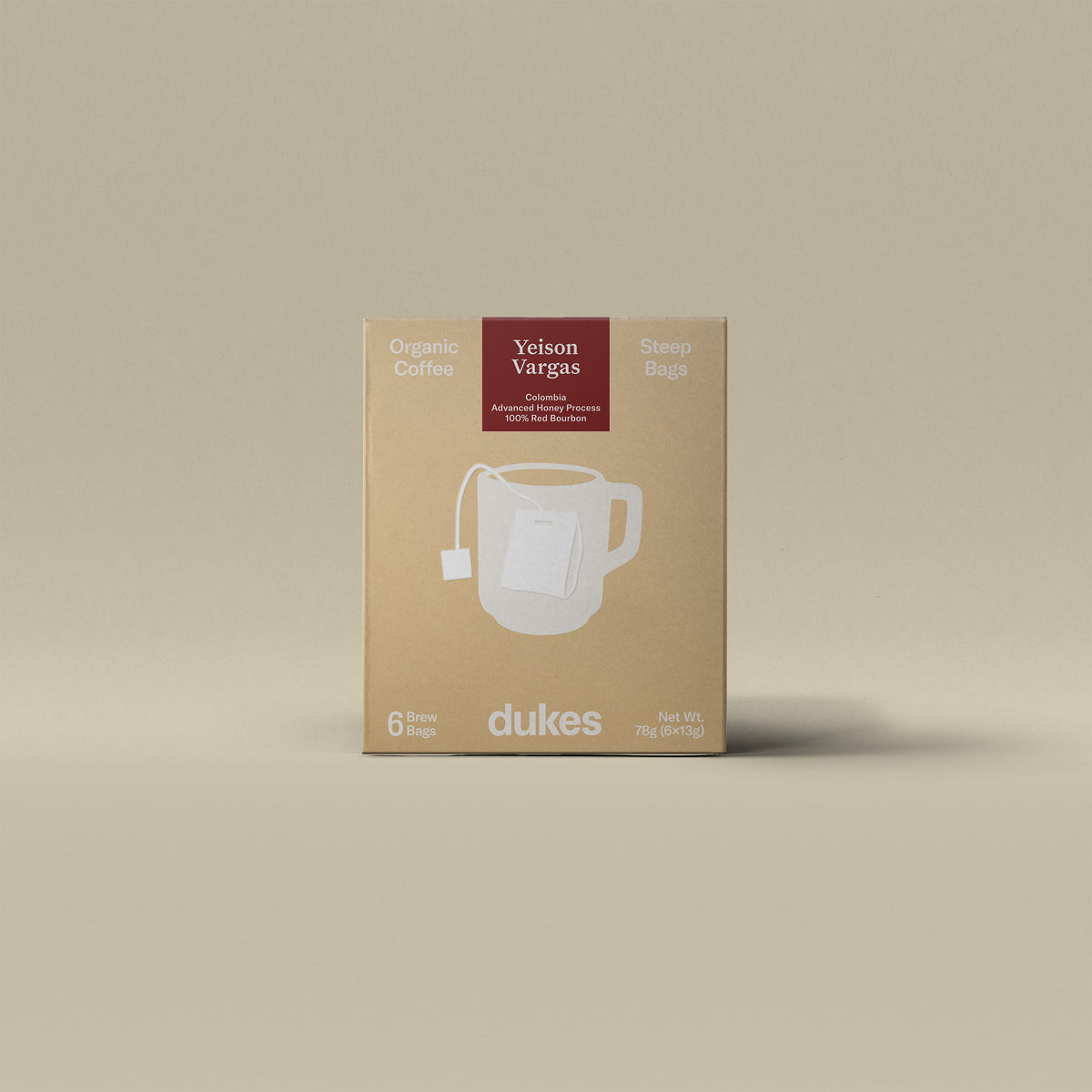 Colombia Yeison Vargas — Organic Coffee Steep Bags